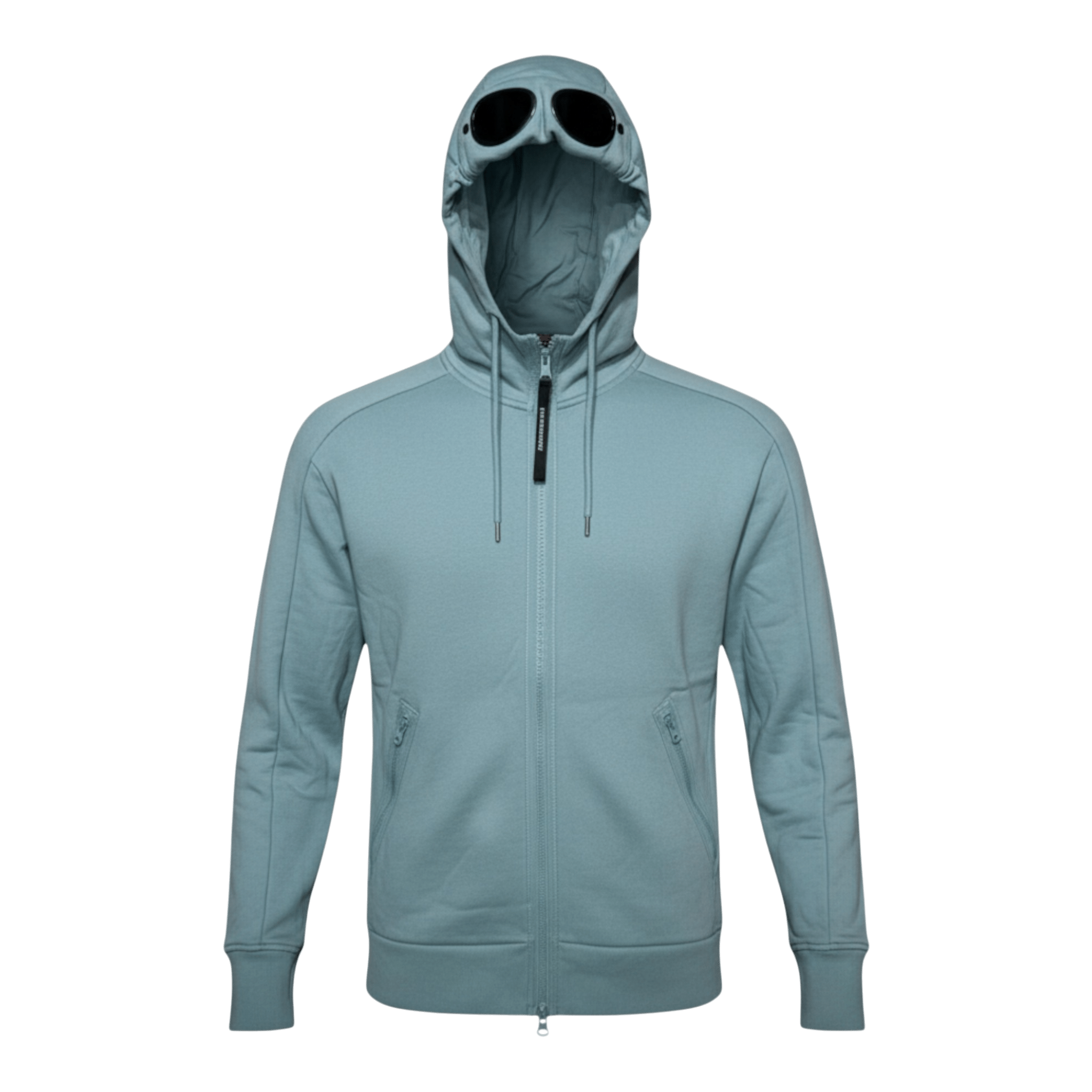 UNIT Hamburg - C.P. Company Goggle Jacket – Diagonal Fleece silver blue - C.P. Company