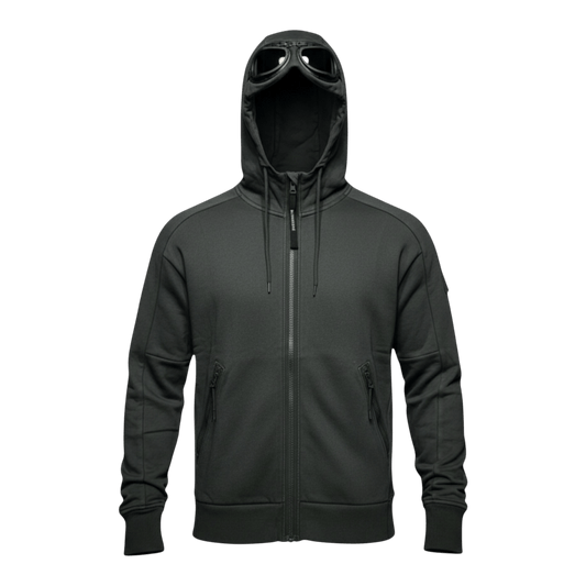 UNIT Hamburg - C.P. Company Goggle Jacket Fleece – Kapuzensweat - grau - C.P. Company