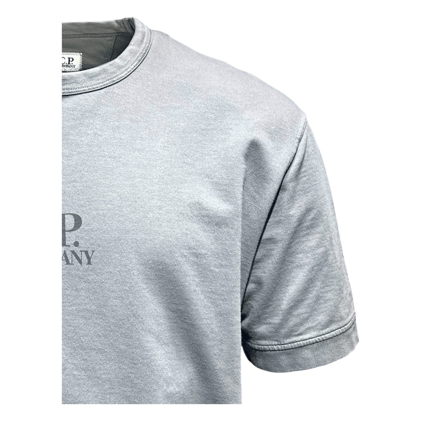 C.P. Company, Heavy T-Shirt, smoked pearl grau - UNIT Hamburg