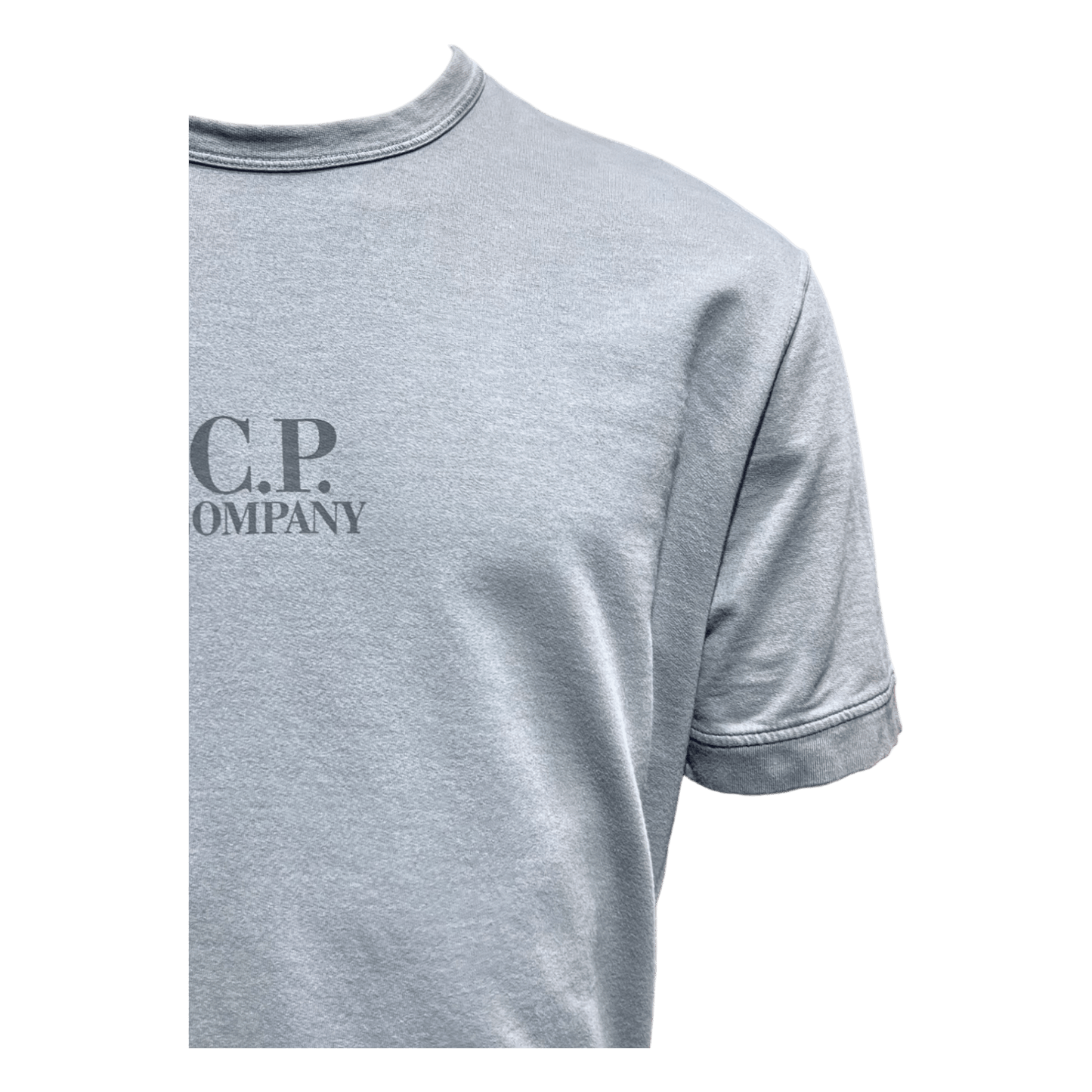 C.P. Company, Heavy T-Shirt, smoked pearl grau - UNIT Hamburg