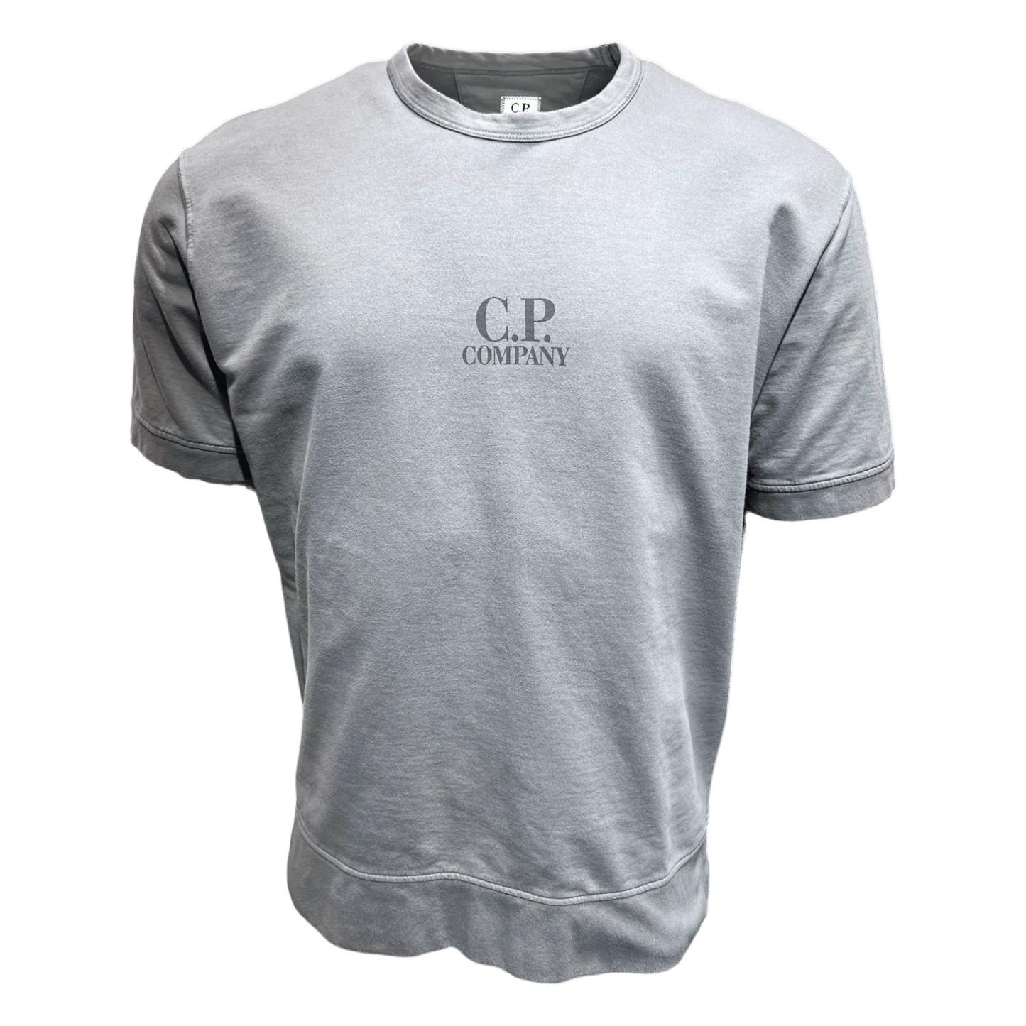 C.P. Company, Heavy T-Shirt, smoked pearl grau - UNIT Hamburg