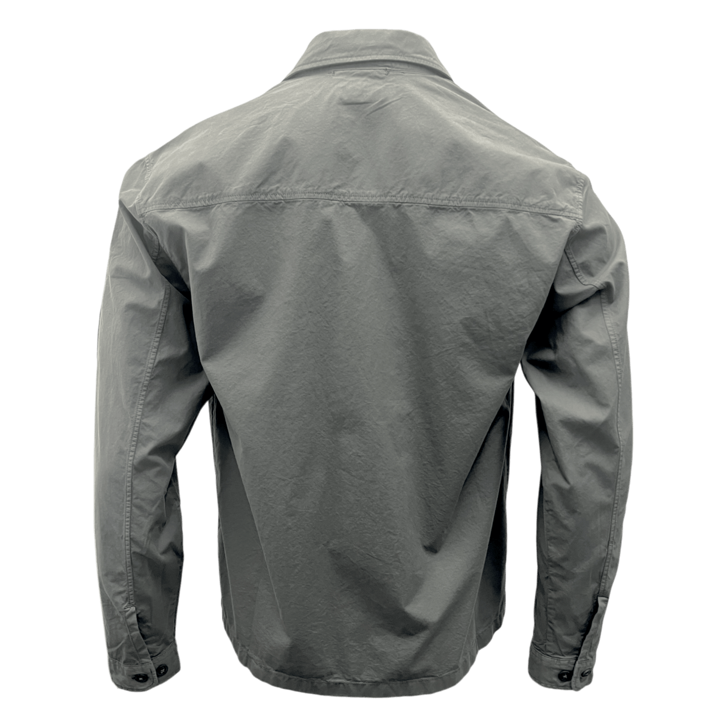 C.P. Company, organic Gabardine Overshirt, grau - UNIT Hamburg