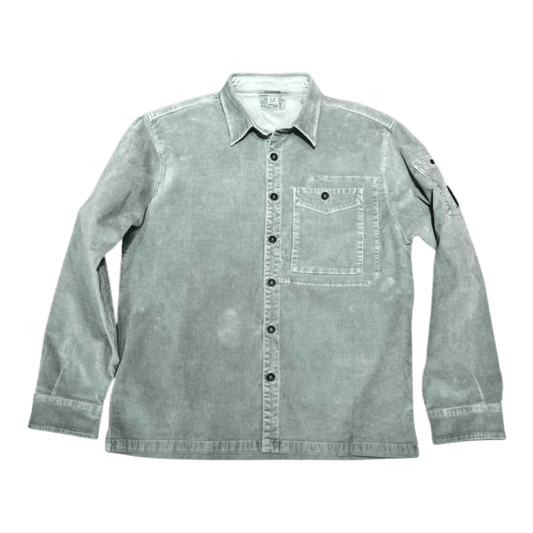 UNIT Hamburg - C.P. Company, Overshirt aus Cord in Flint Grey - C.P. Company