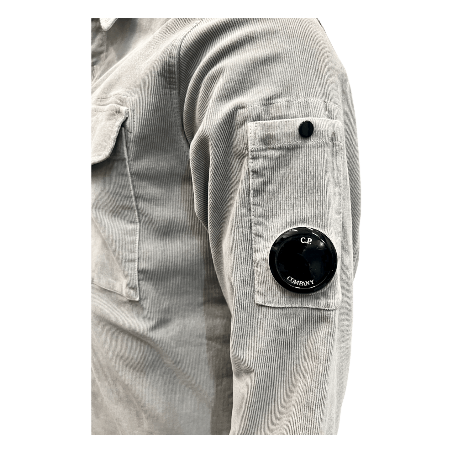 UNIT Hamburg - C.P. Company, Overshirt, Cord, hellgrau - C.P. Company