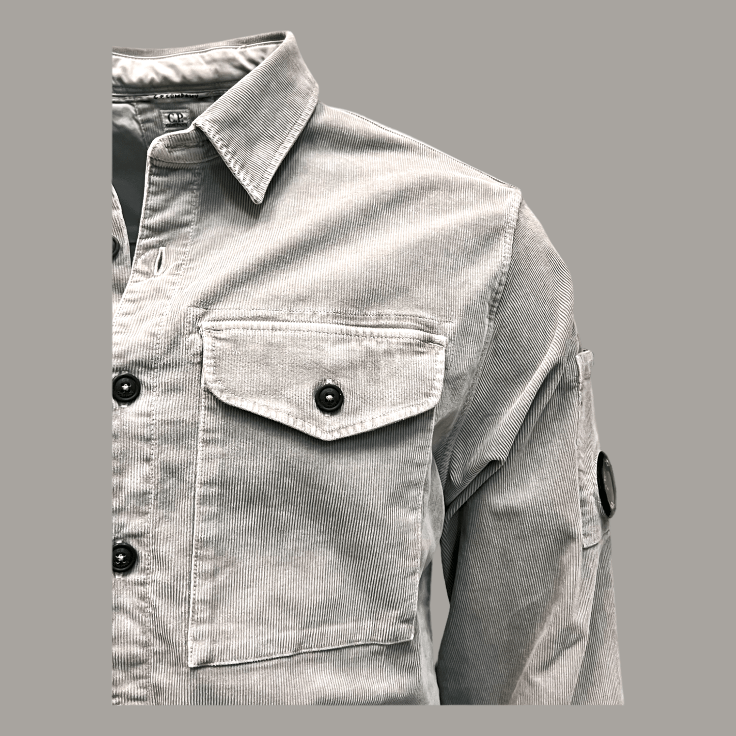 UNIT Hamburg - C.P. Company, Overshirt, Cord, hellgrau - C.P. Company