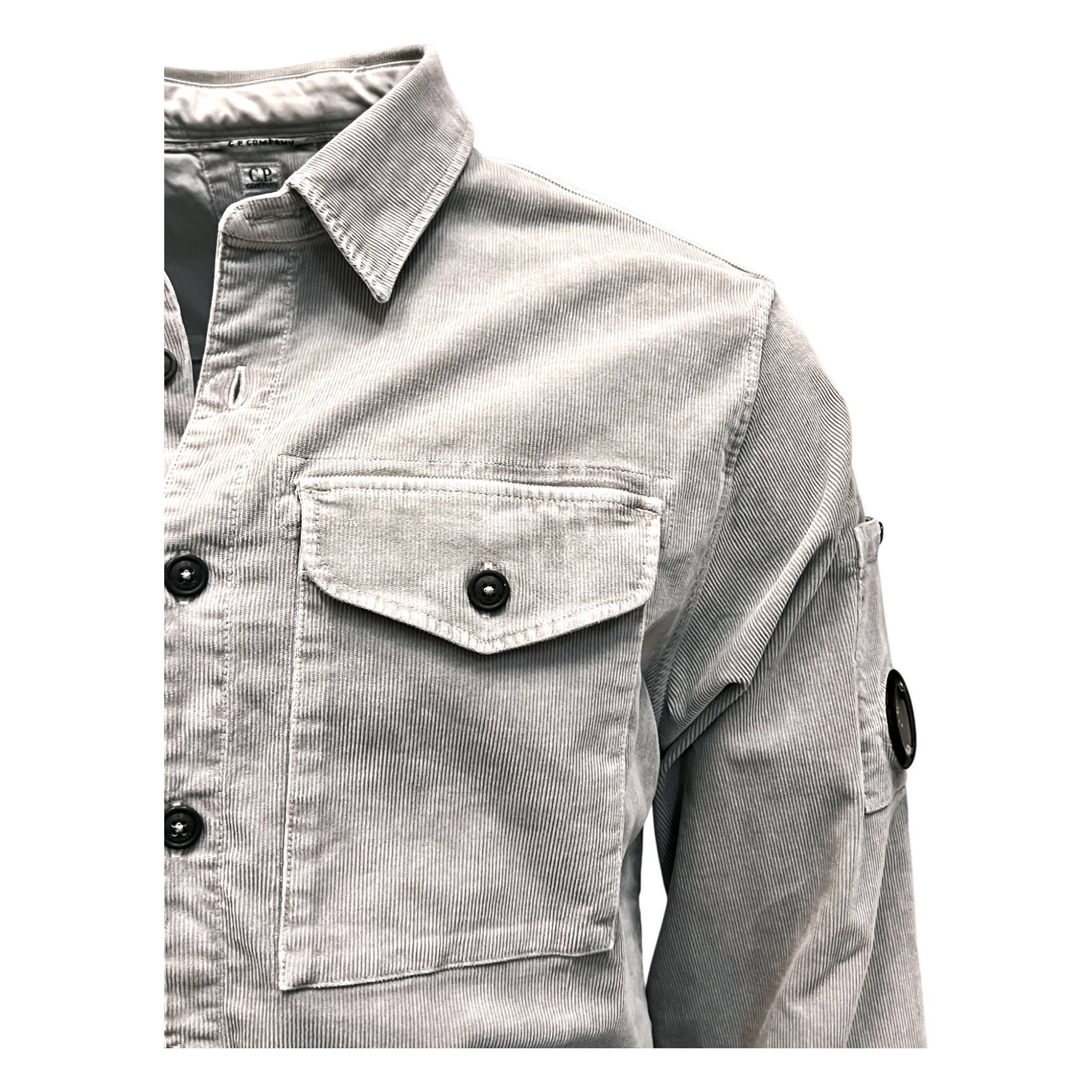 UNIT Hamburg - C.P. Company, Overshirt, Cord, hellgrau - C.P. Company
