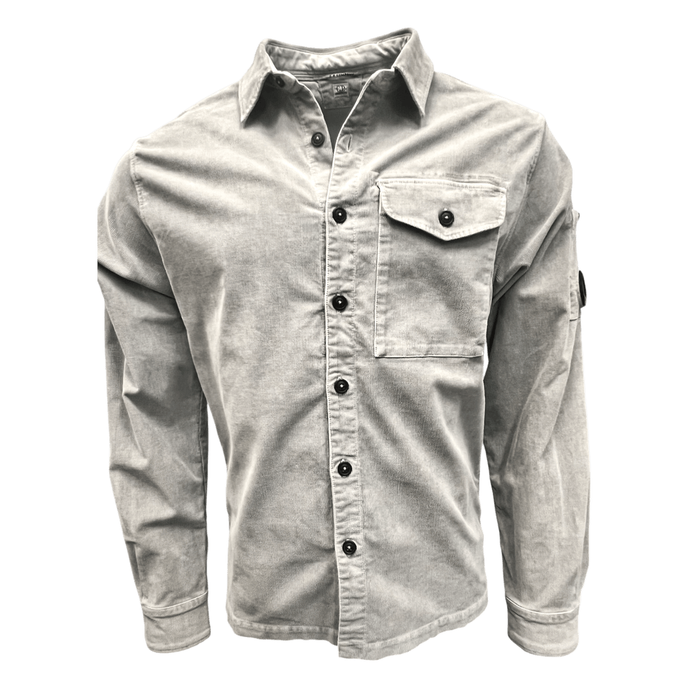 UNIT Hamburg - C.P. Company, Overshirt, Cord, hellgrau - C.P. Company