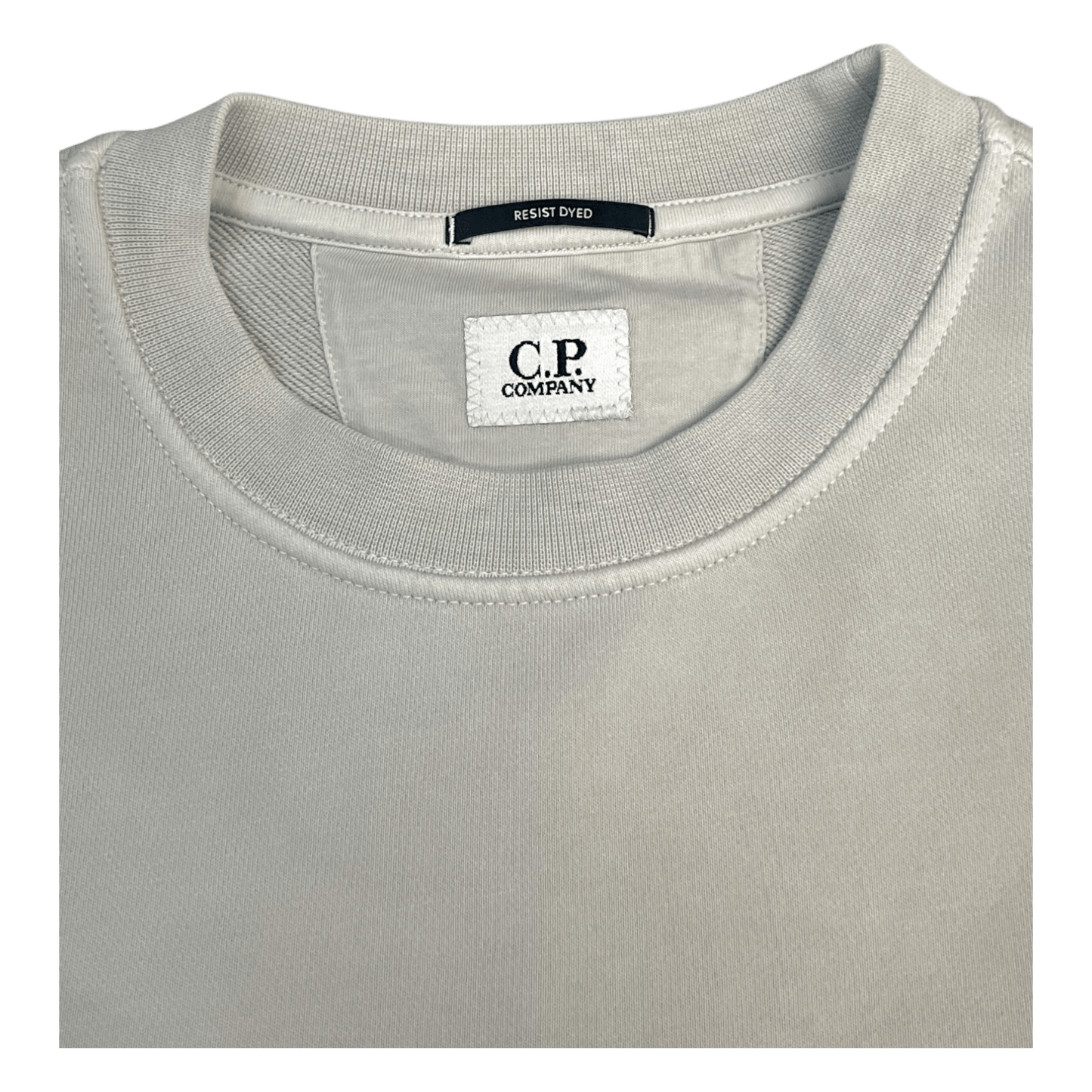 C.P. Company, resist Dyed Diagonal Sweatshirt, Rundhals grau - UNIT Hamburg