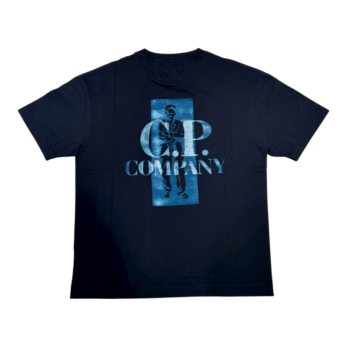 UNIT Hamburg - C.P. Company Sailor Logo T-Shirt – Printshirt Herren, navy - C.P. Company