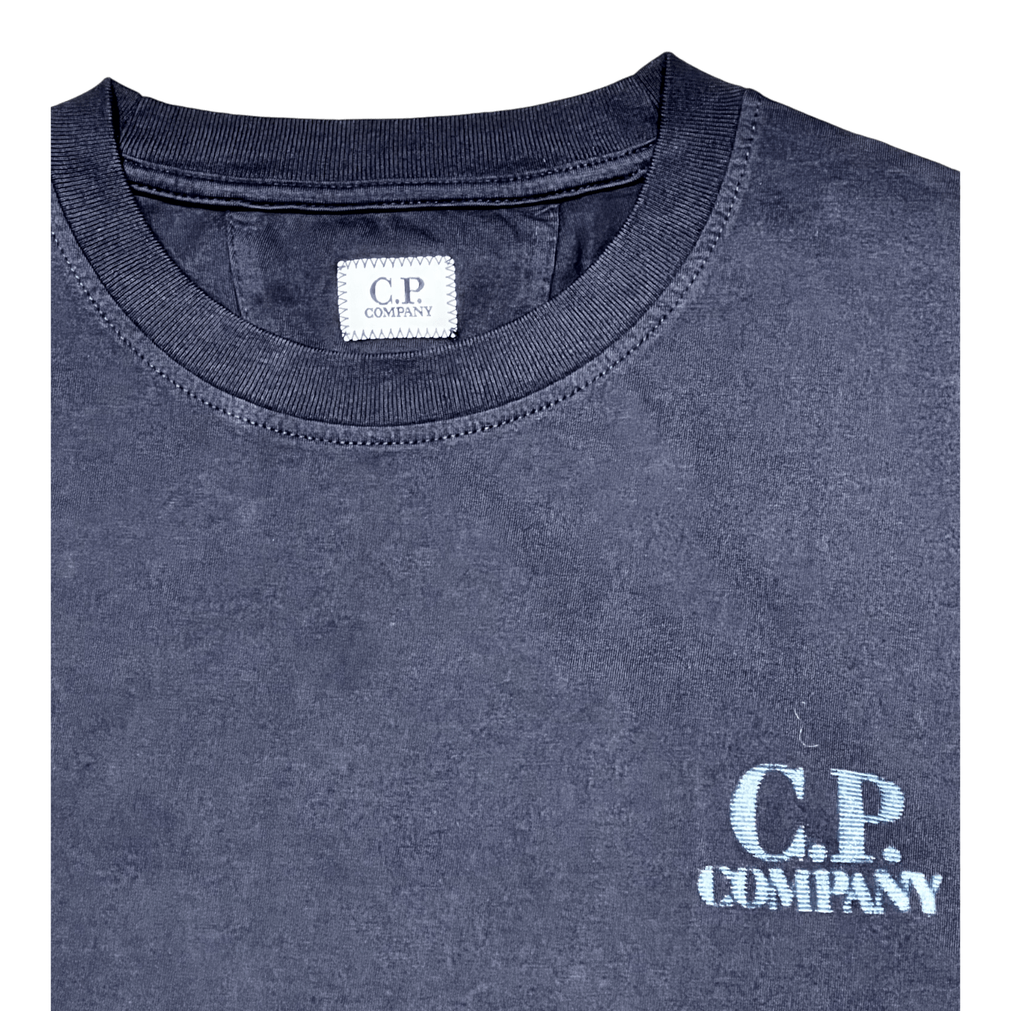 UNIT Hamburg - C.P. Company Sailor Logo T-Shirt – Printshirt Herren, navy - C.P. Company