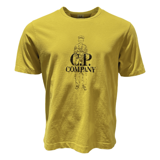 C.P. Company, Sailor T-Shirt, gelbgrün - UNIT Hamburg