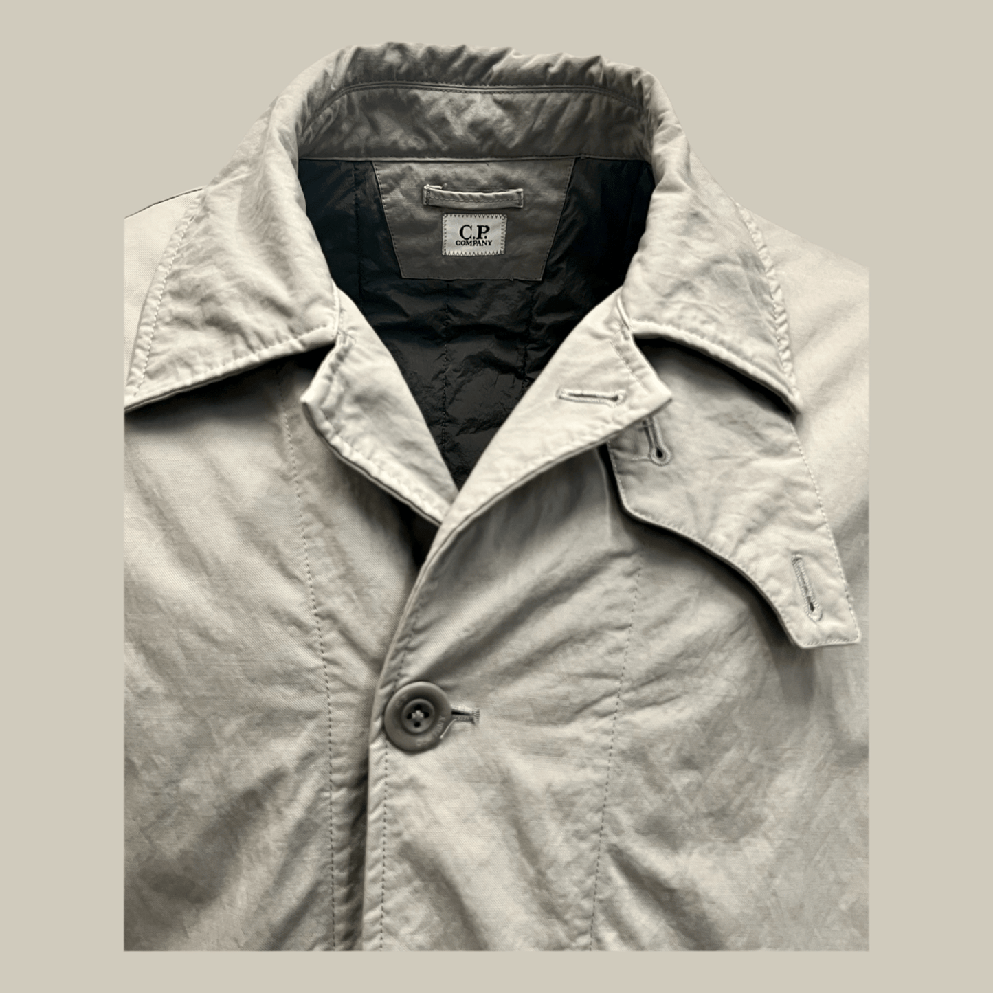 UNIT Hamburg - C.P. Company, Trenchcoat, Twill, grau - C.P. Company