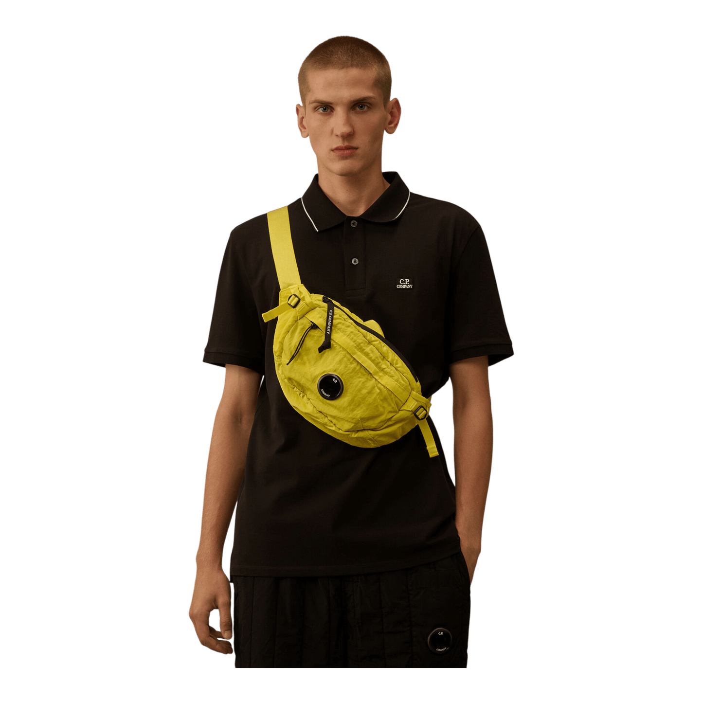 UNIT Hamburg - C.P. Company Waistbag – Nylon B mit Objektiv - Detail, gelb - C.P. Company