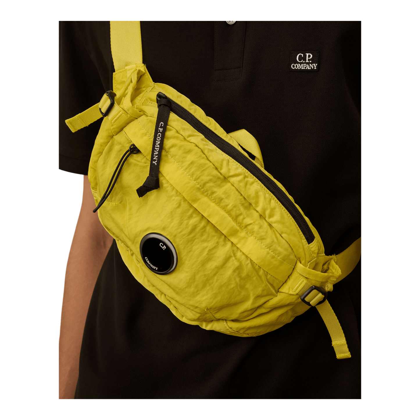 UNIT Hamburg - C.P. Company Waistbag – Nylon B mit Objektiv - Detail, gelb - C.P. Company