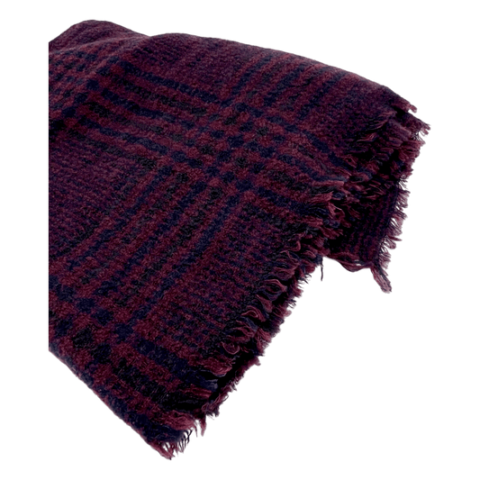 UNIT Hamburg - Faliero Sarti, Perry, 80x185, Glencheck, bordeaux - navy - Faliero Sarti