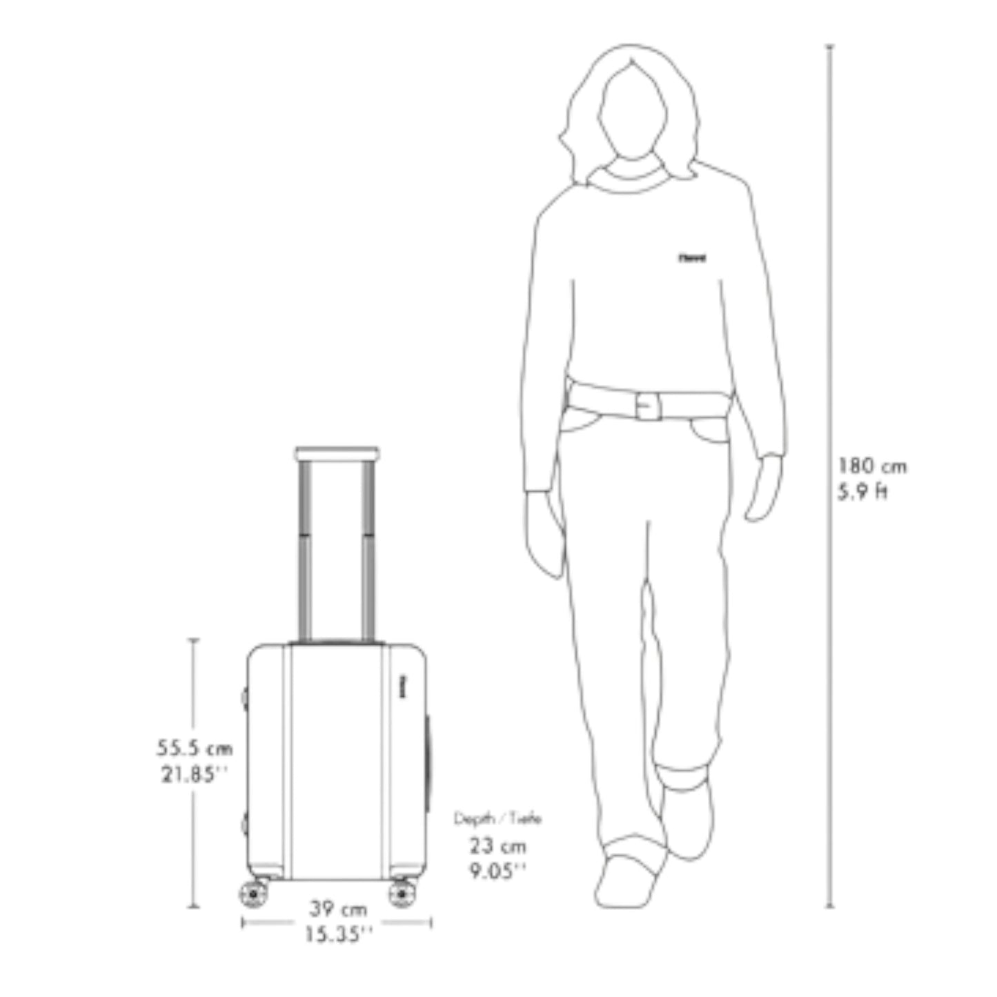 UNIT Hamburg - Floyd, Cabin Trolley, Pacific Blue - Floyd