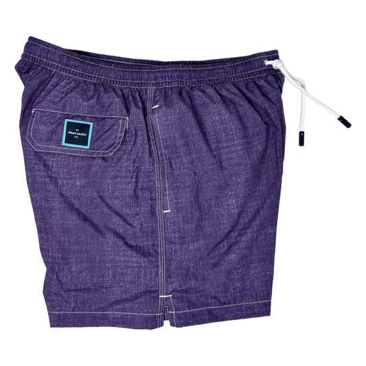 Gran Sasso, Beach Wear, einfarbig aubergine - UNIT Hamburg