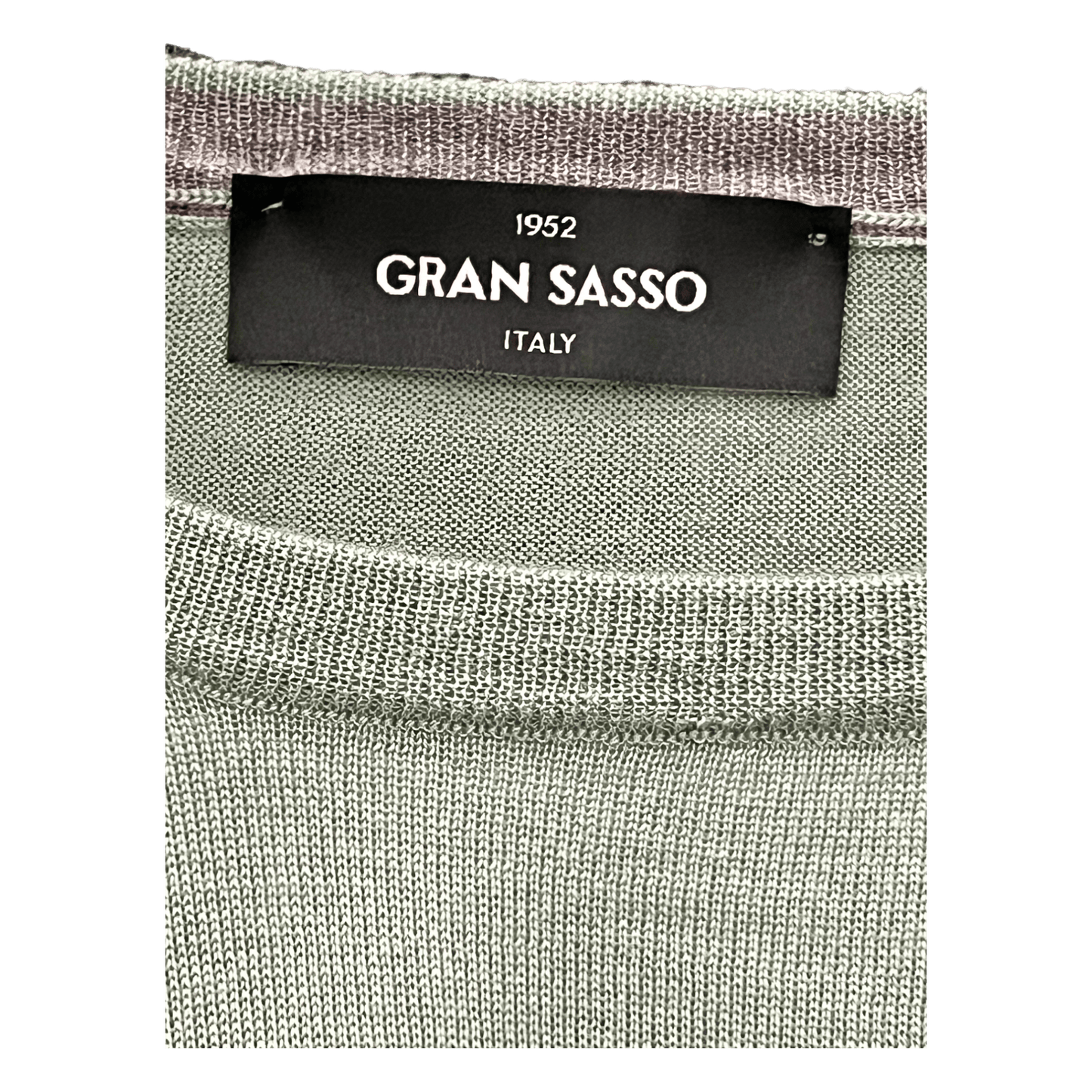 Gran Sasso, Cashmere/Silk Rundhals, salbei - UNIT Hamburg