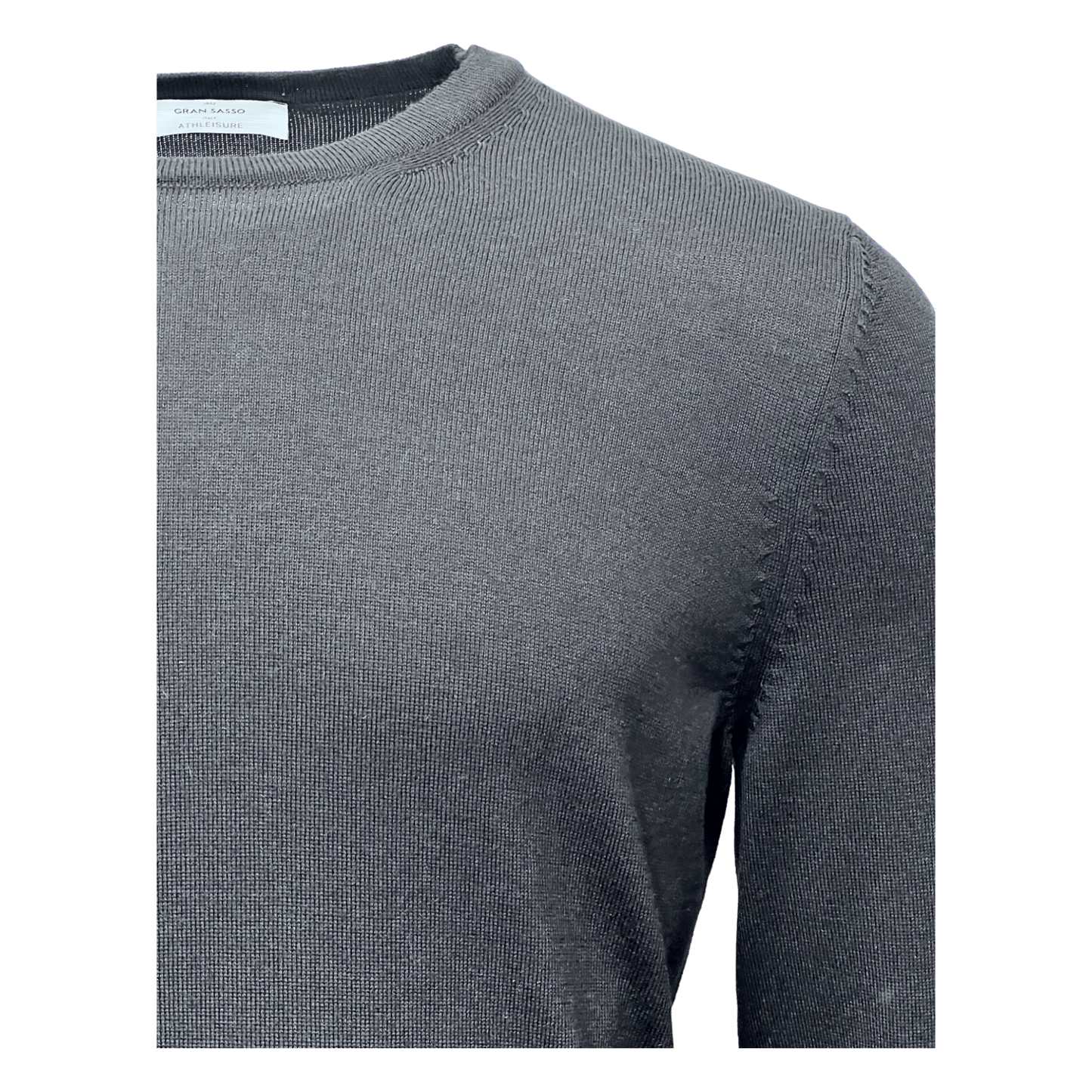 Gran Sasso, easy Care, Athleisure, Rundhals, schwarz - UNIT Hamburg