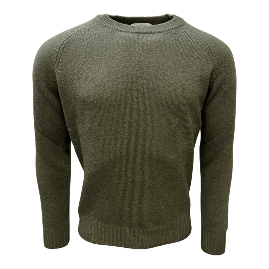 UNIT Hamburg - Gran Sasso, Kaschmir/Wolle, Rundhals; Raglan, oliv - Gran Sasso
