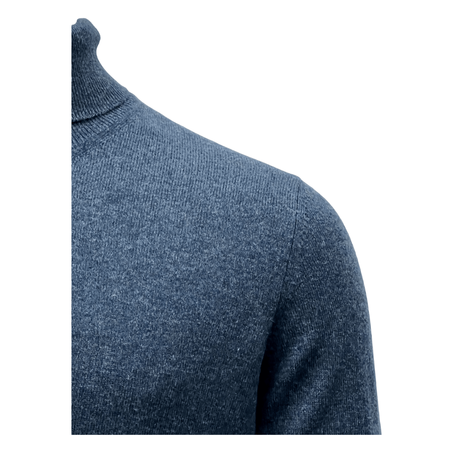 Gran Sasso, Merino/Cashmere, Rollkragen, atlantik blau - UNIT Hamburg