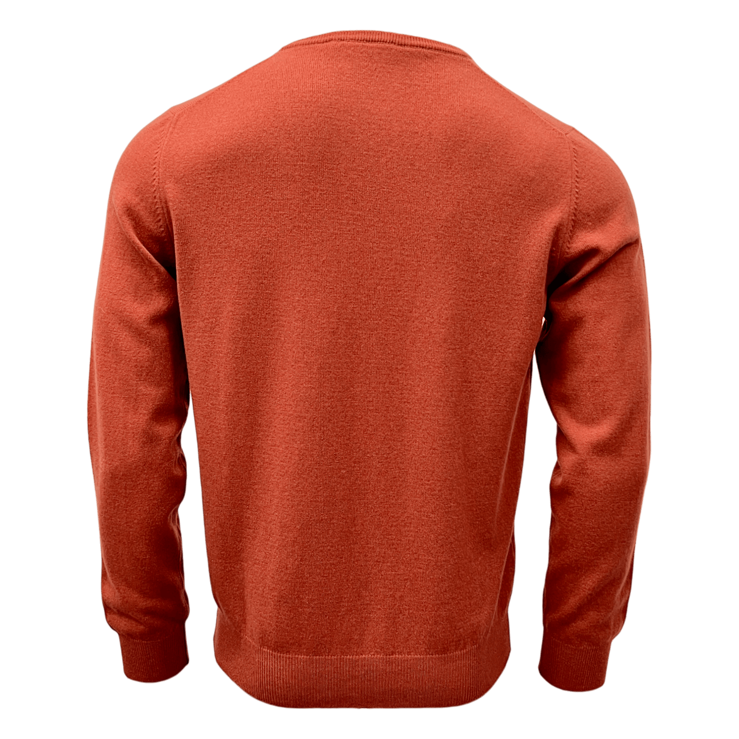 Gran Sasso, Merino/Kaschmir Rundhals, blutorange - UNIT Hamburg