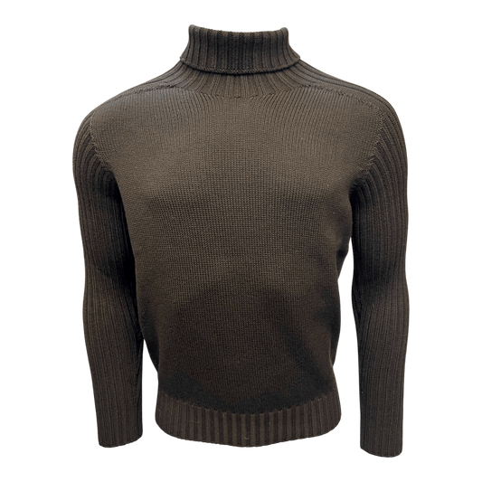 UNIT Hamburg - Gran Sasso, Rainwool Rollkragen, espresso braun - Gran Sasso