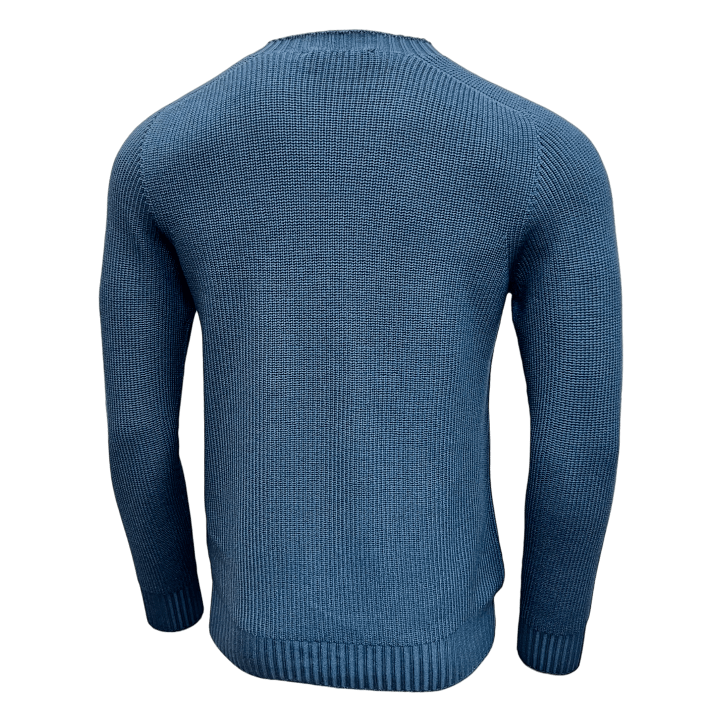 Gran Sasso, Rainwool Rundhals, denimblau - UNIT Hamburg