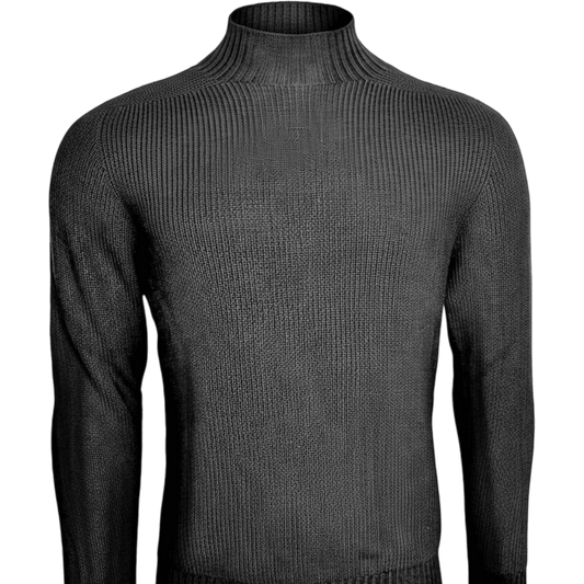 UNIT Hamburg - Gran Sasso, Rainwool Turtleneck, schwarz - Gran Sasso