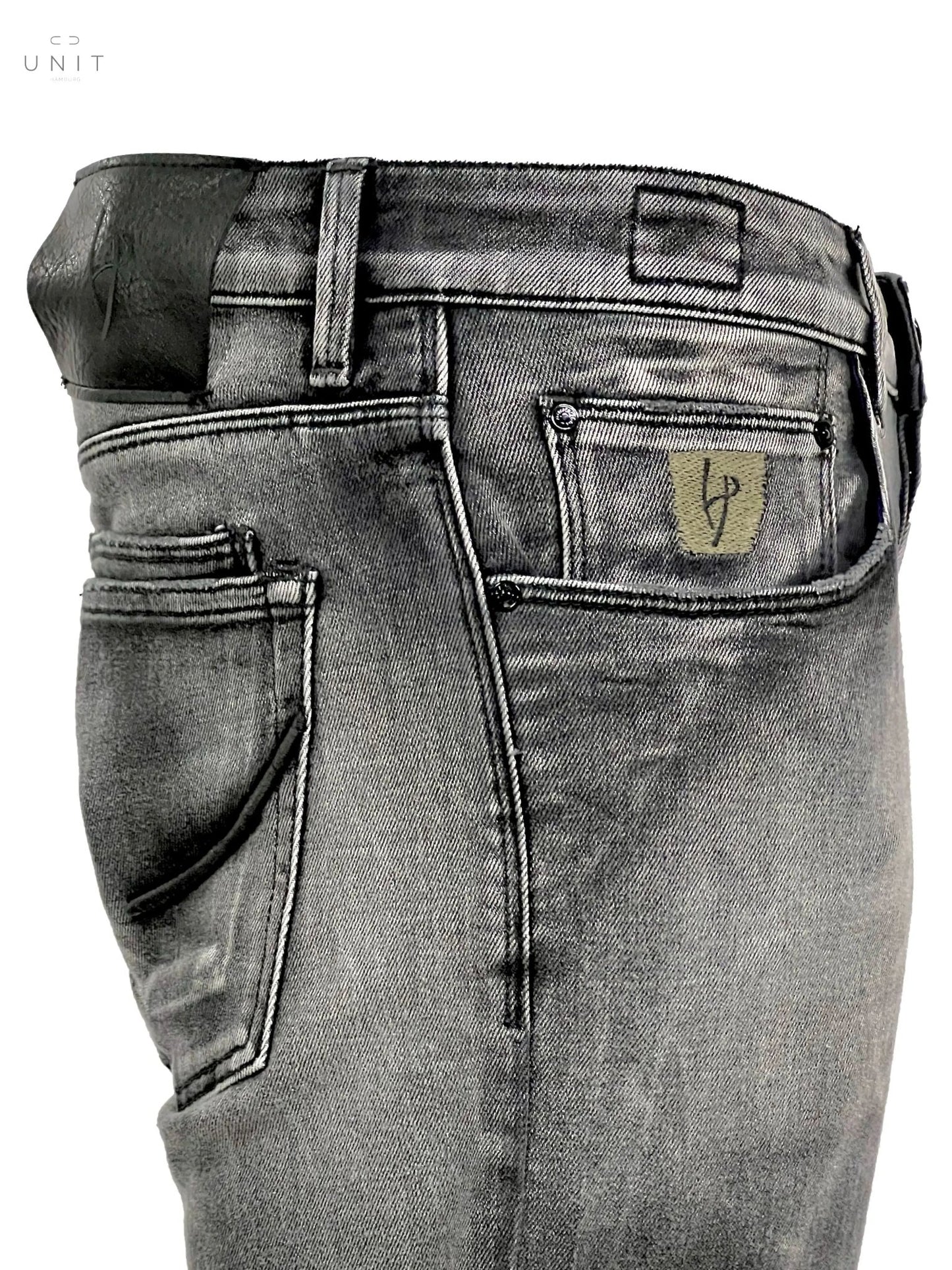 Handpicked, Orvieto Black label Jeans, distressed, black washed - UNIT Hamburg