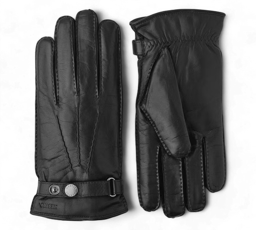 UNIT Hamburg - Hestra, Jake, Lammnappa mit Wollfutter, schwarz - Hestra