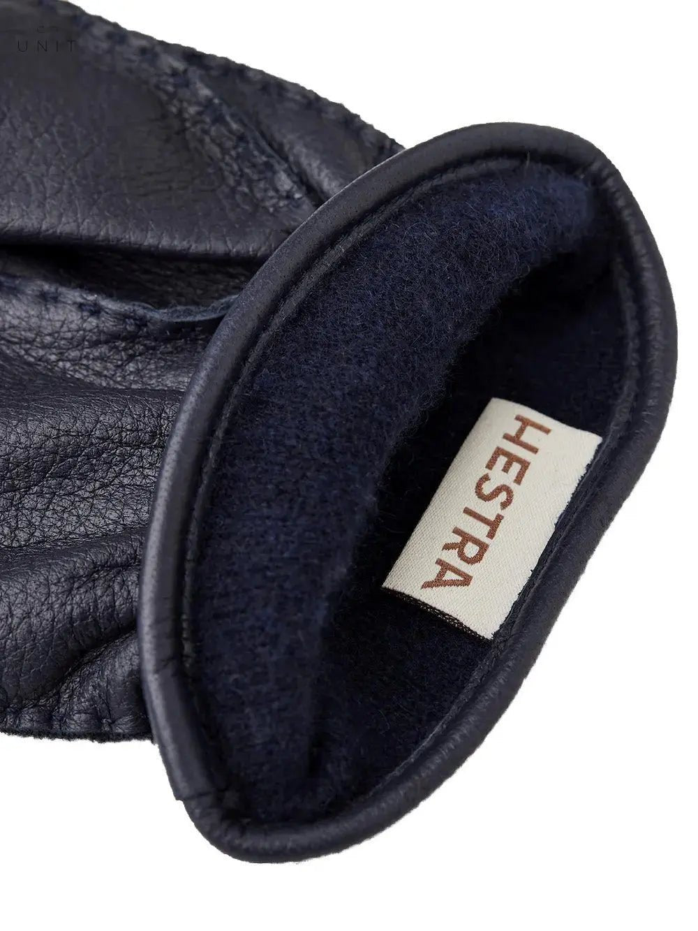 Hestra, Montgomery Elchleder mit Cashmere Futter, navy - UNIT Hamburg