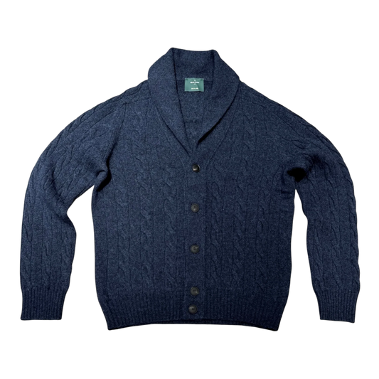 Gran Sasso 23183/28502 Giacca Shetland con collo a scialle