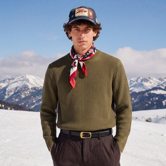 C.P. Company Chenille Pullover in Ivy Green aus Baumwolle - UNIT Hamburg