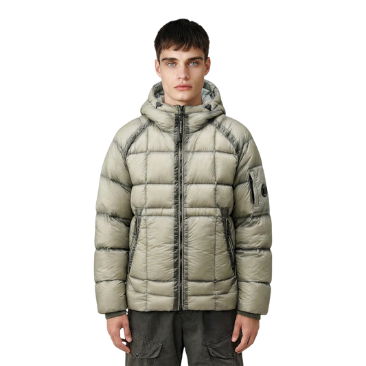 C.P. Company, D.D. Shell Daunenjacke Herren in Flint Grey