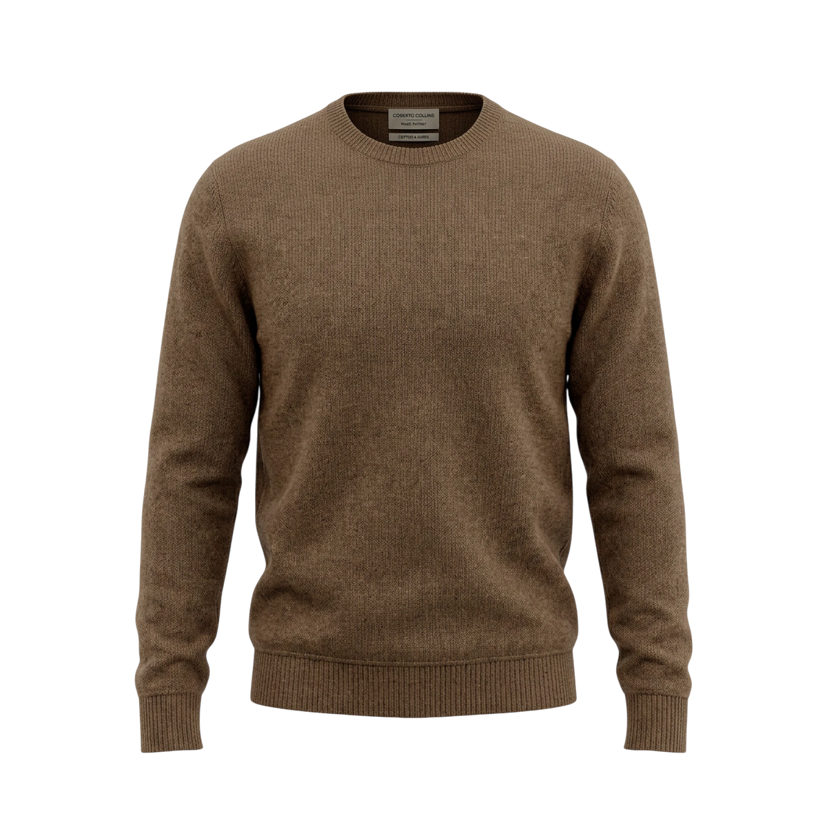 Roberto Collina, Merino / Baby Kamel, Rundhals, vicuna braun
