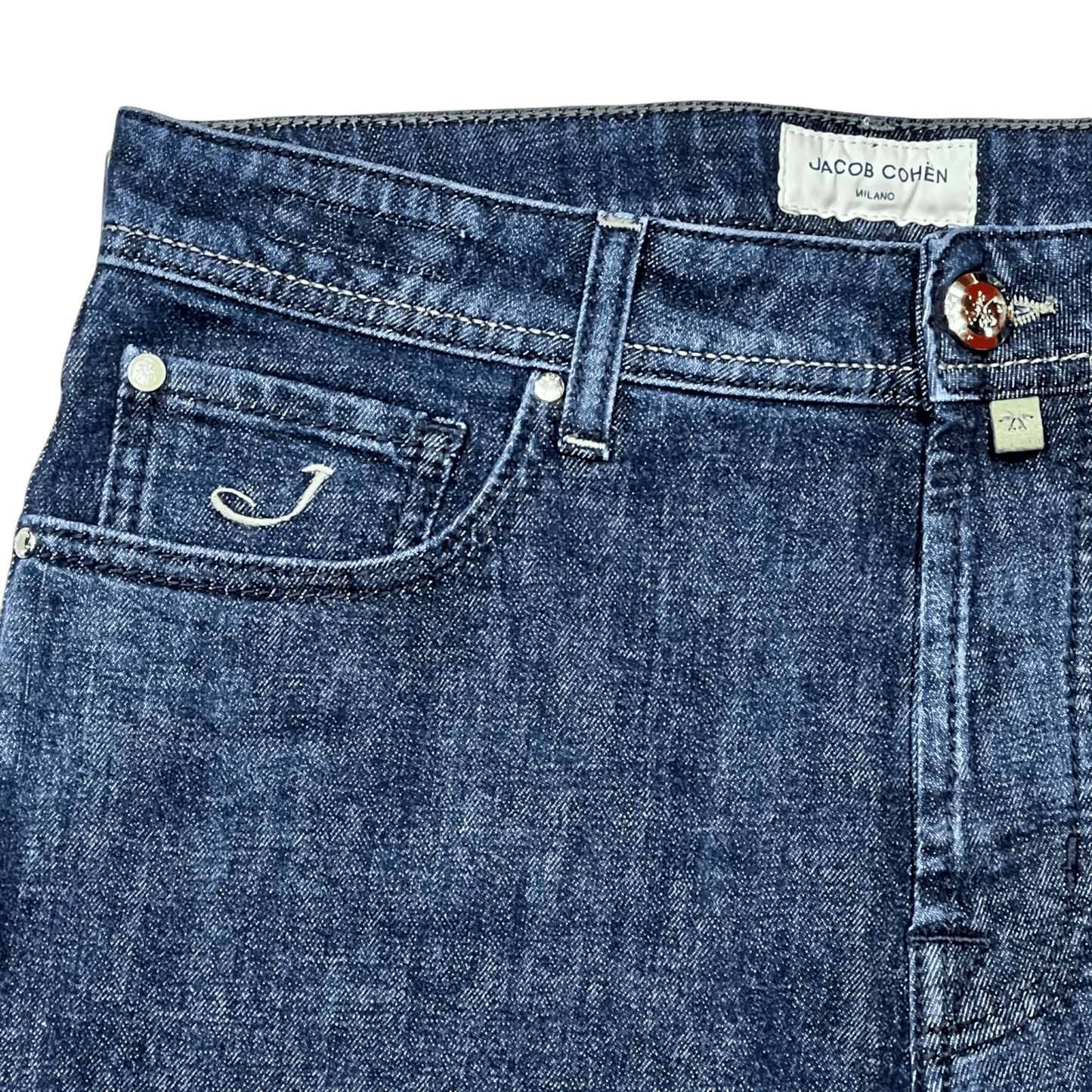 UNIT Hamburg - Jacob Cohën, Bard, moosfarbenes Label, dunkelblau - Jacob Cohën