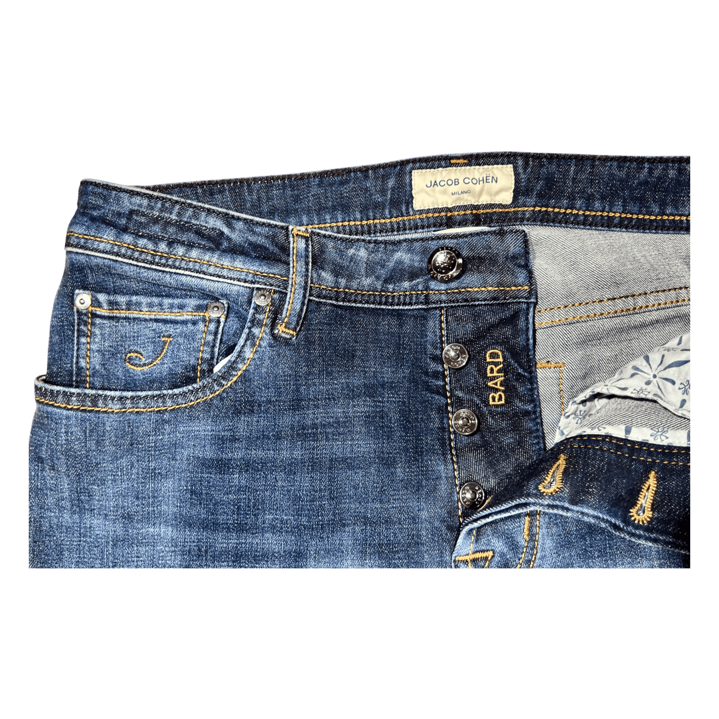 UNIT Hamburg - Jacob Cohën, BARD, navy label, dark blue - Jacob Cohën