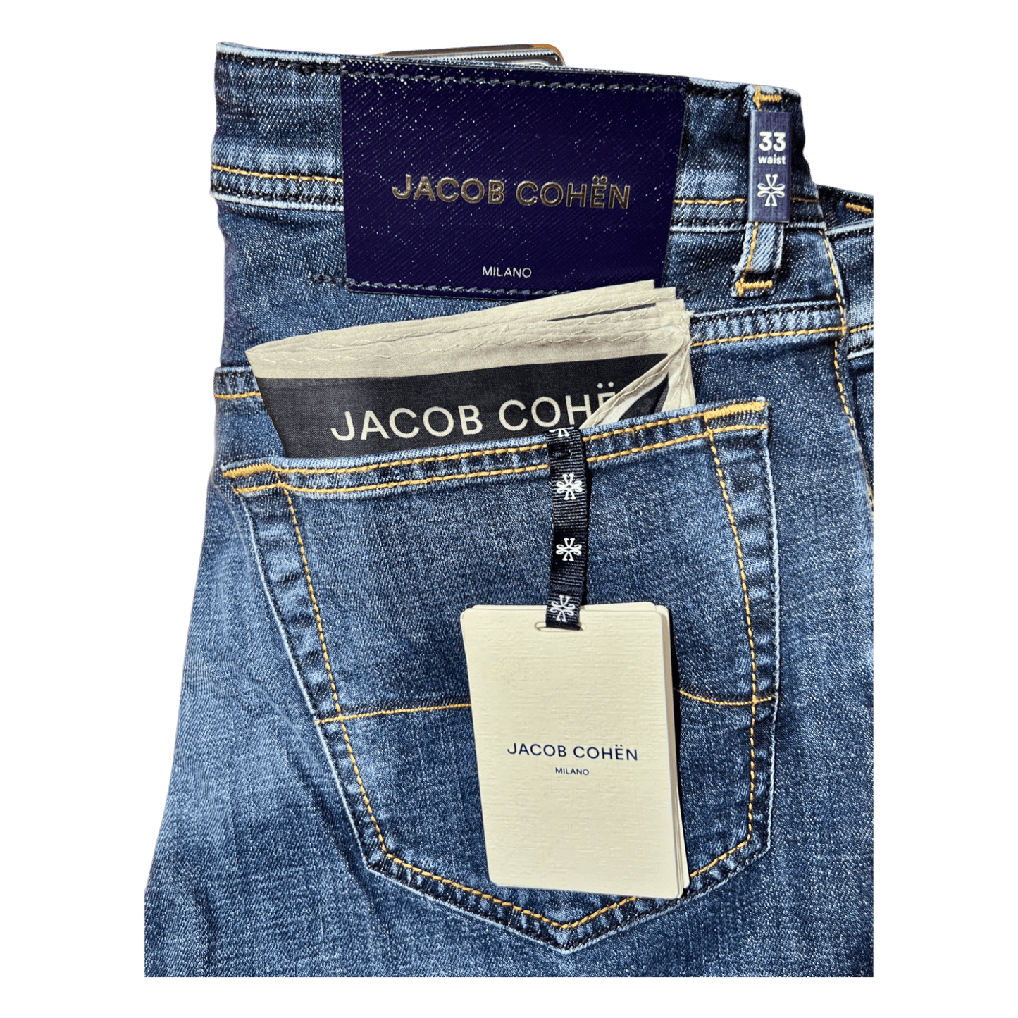 UNIT Hamburg - Jacob Cohën, BARD, navy label, dark blue - Jacob Cohën
