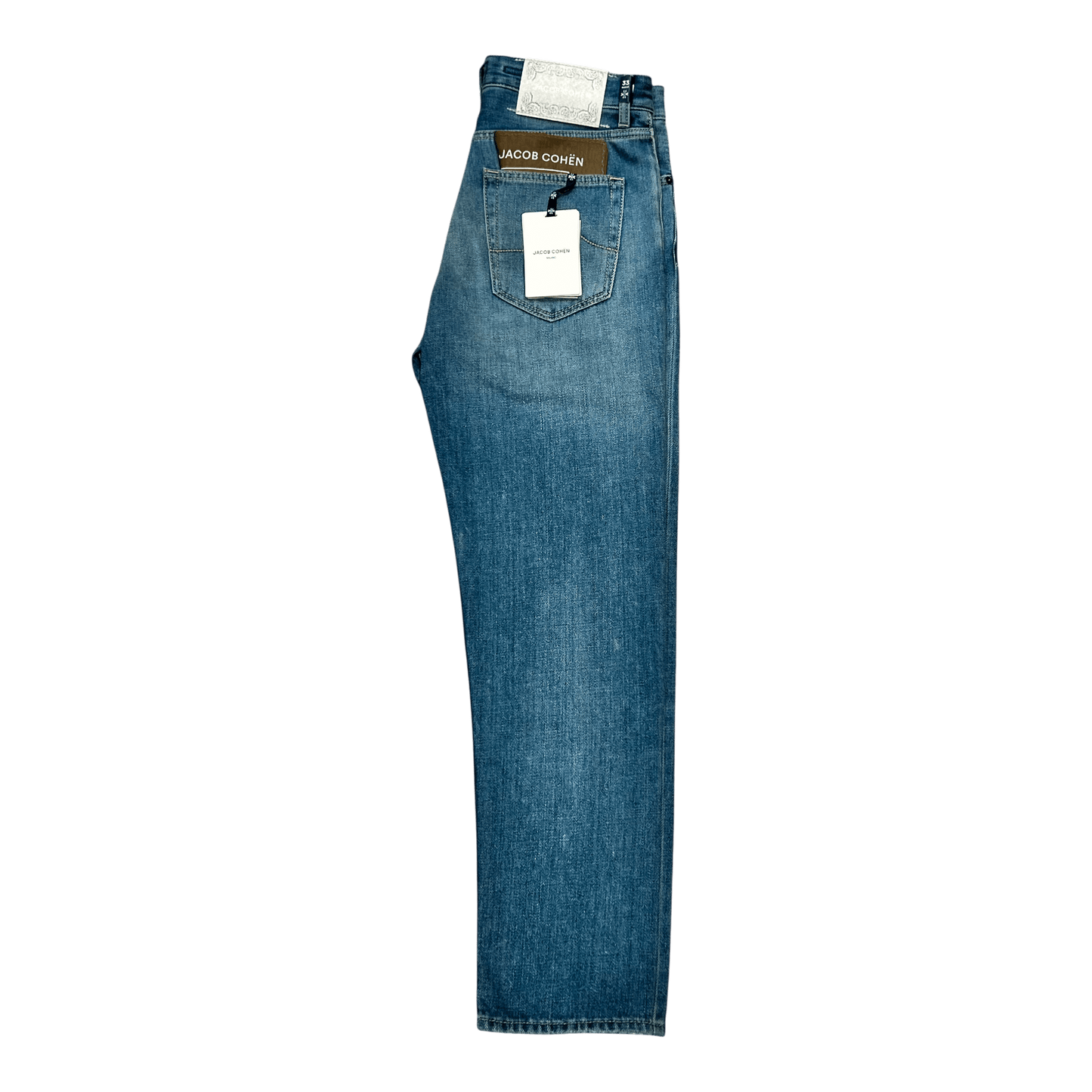 UNIT Hamburg - Jacob Cohën JUDE Mid Blue – dezente Dirty Wash, midblu - Jacob Cohën