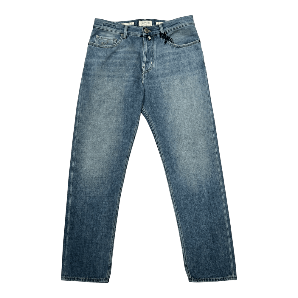 UNIT Hamburg - Jacob Cohën JUDE Mid Blue – dezente Dirty Wash, midblu - Jacob Cohën