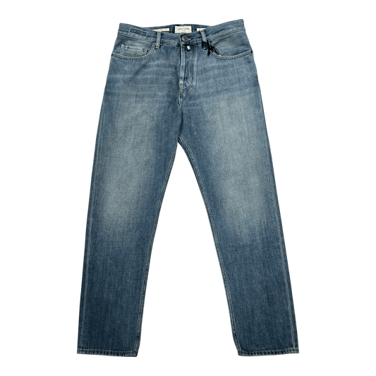 UNIT Hamburg - Jacob Cohën JUDE Mid Blue – dezente Dirty Wash, midblu - Jacob Cohën