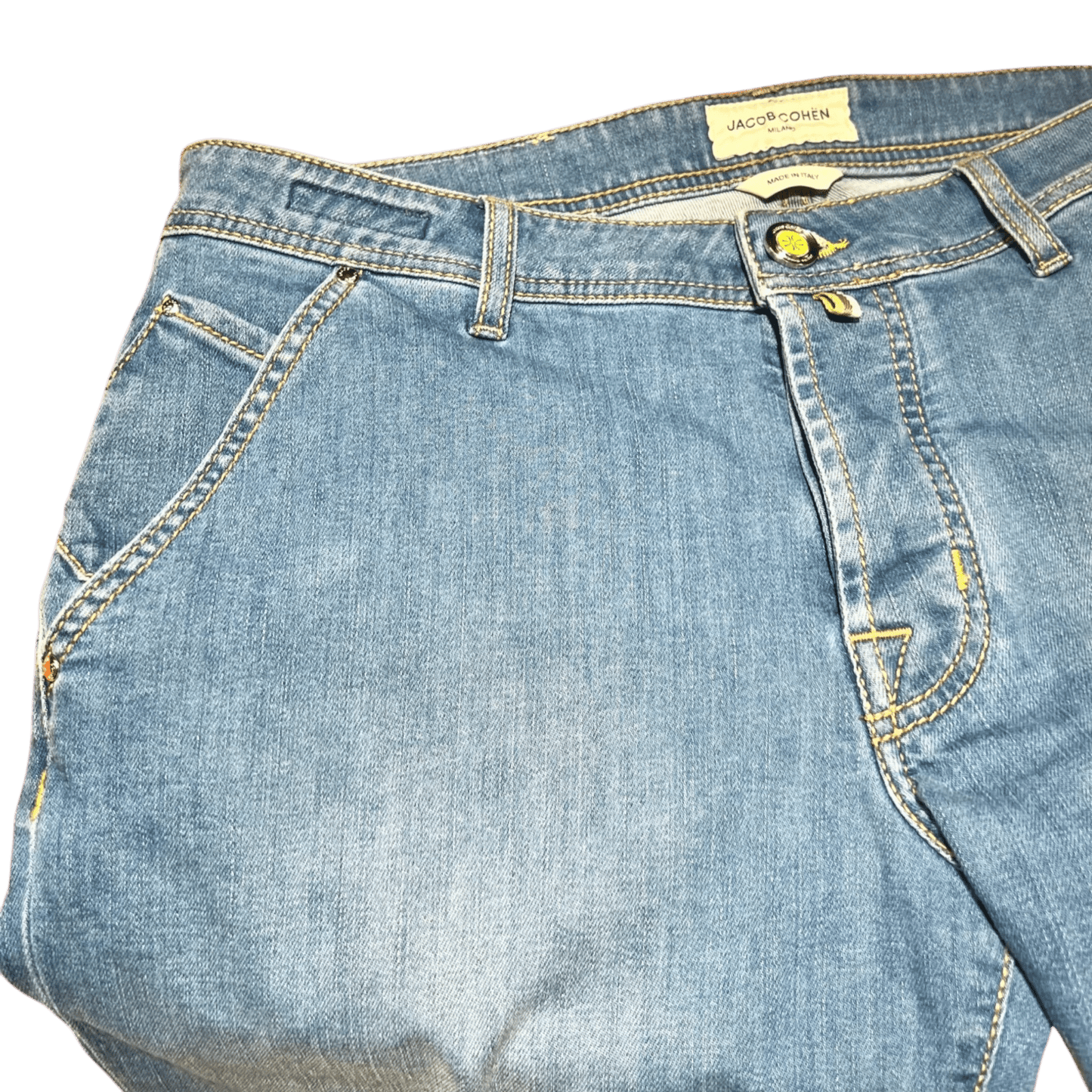 UNIT Hamburg - Jacob Cohën LOU Bermuda hellblau – Green Label - Jacob Cohën