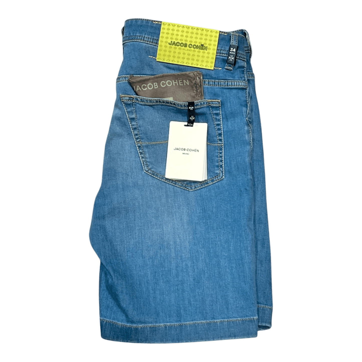 UNIT Hamburg - Jacob Cohën LOU Bermuda hellblau – Green Label - Jacob Cohën