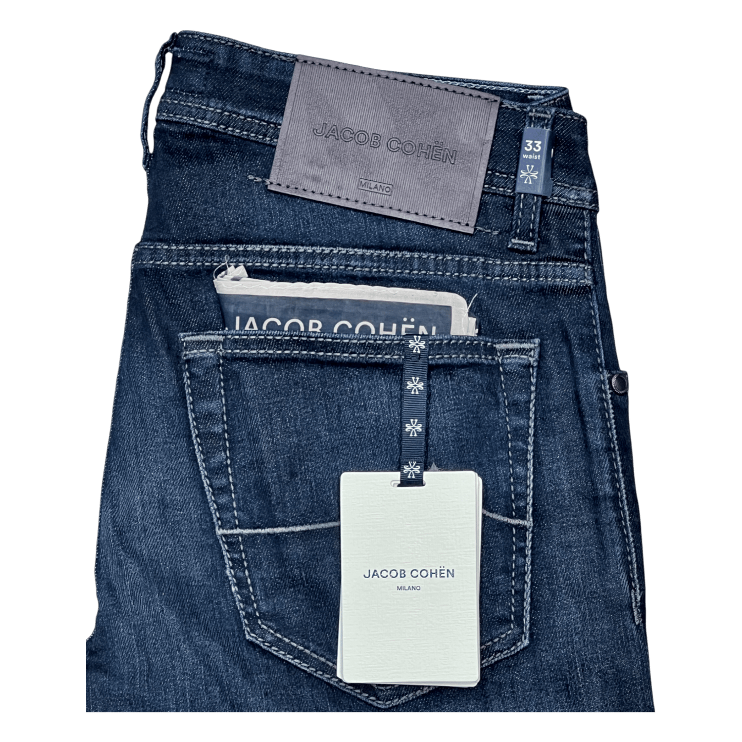 UNIT Hamburg - Jacob Cohën, Nick Slim, carbon label, dark washed - Jacob Cohën