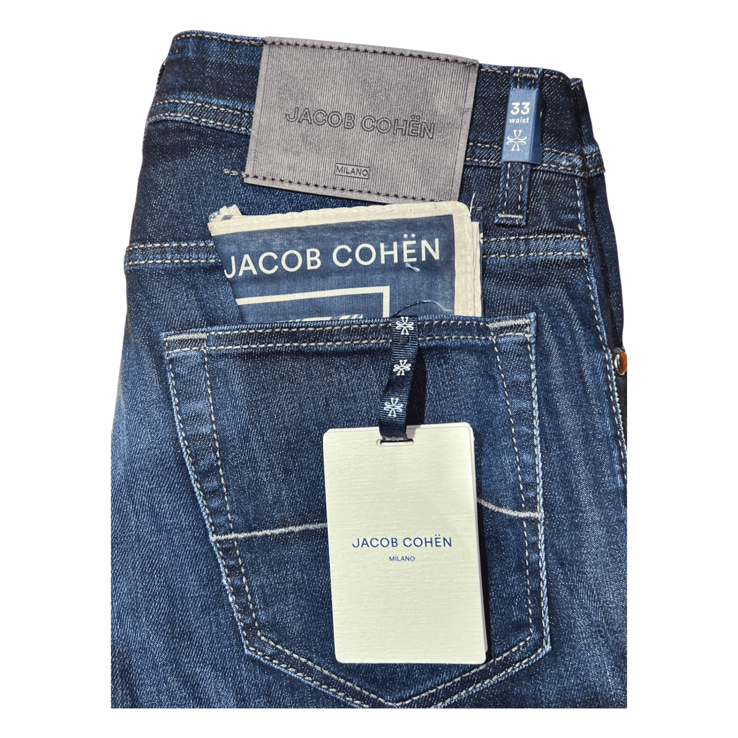 UNIT Hamburg - Jacob Cohën, Nick Slim, carbon label, dark washed - Jacob Cohën