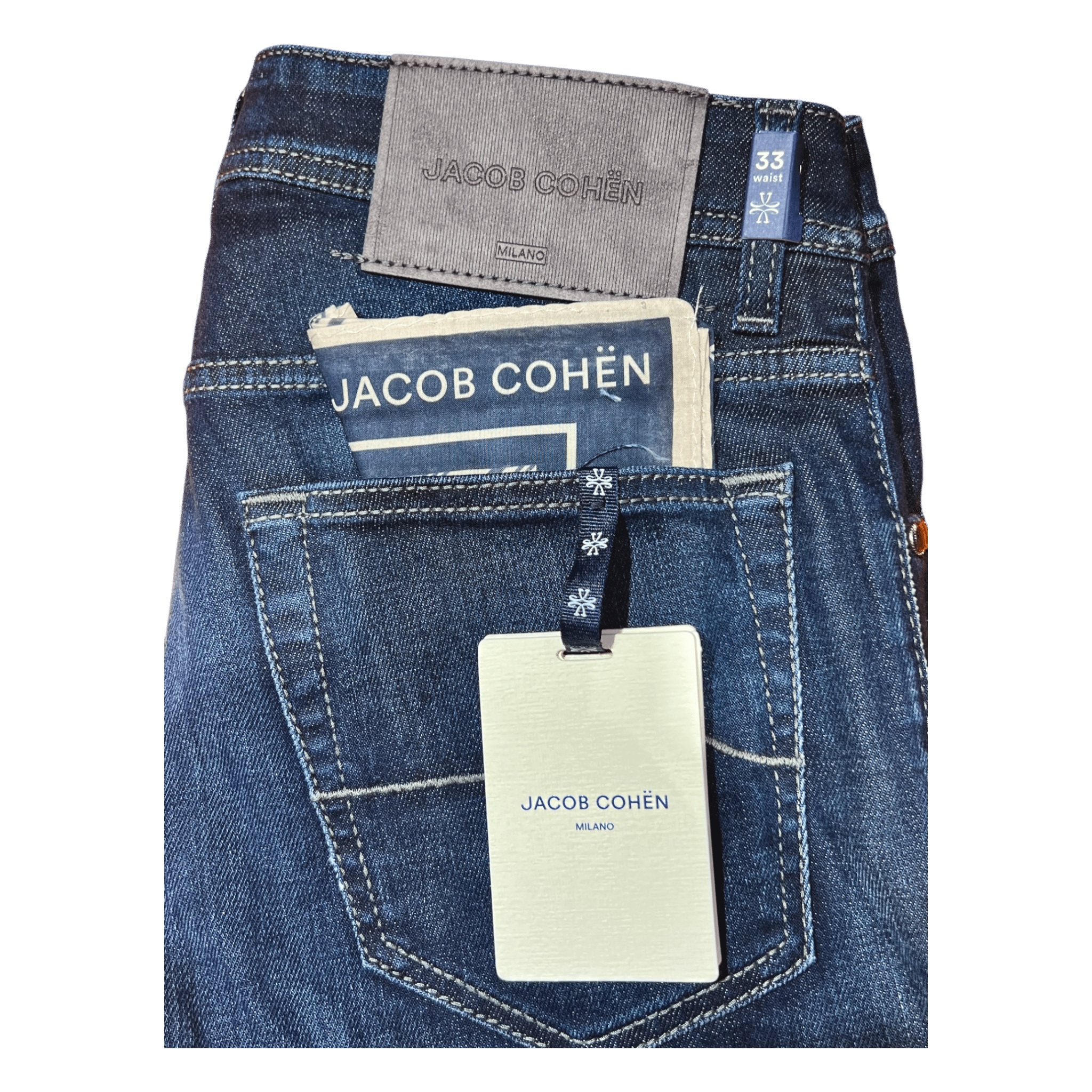 UNIT Hamburg - Jacob Cohën, Nick Slim, carbon label, dark washed - Jacob Cohën
