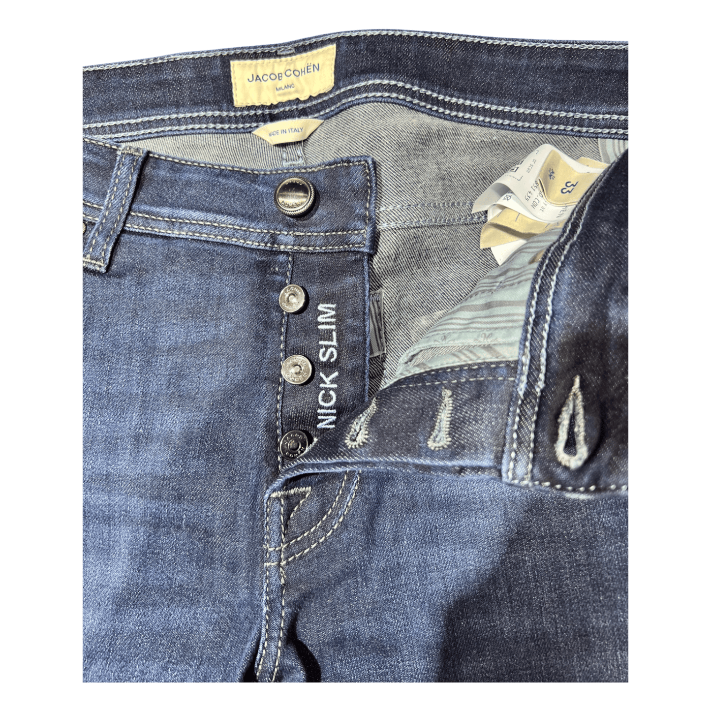 UNIT Hamburg - Jacob Cohën, Nick Slim, carbon label, dark washed - Jacob Cohën