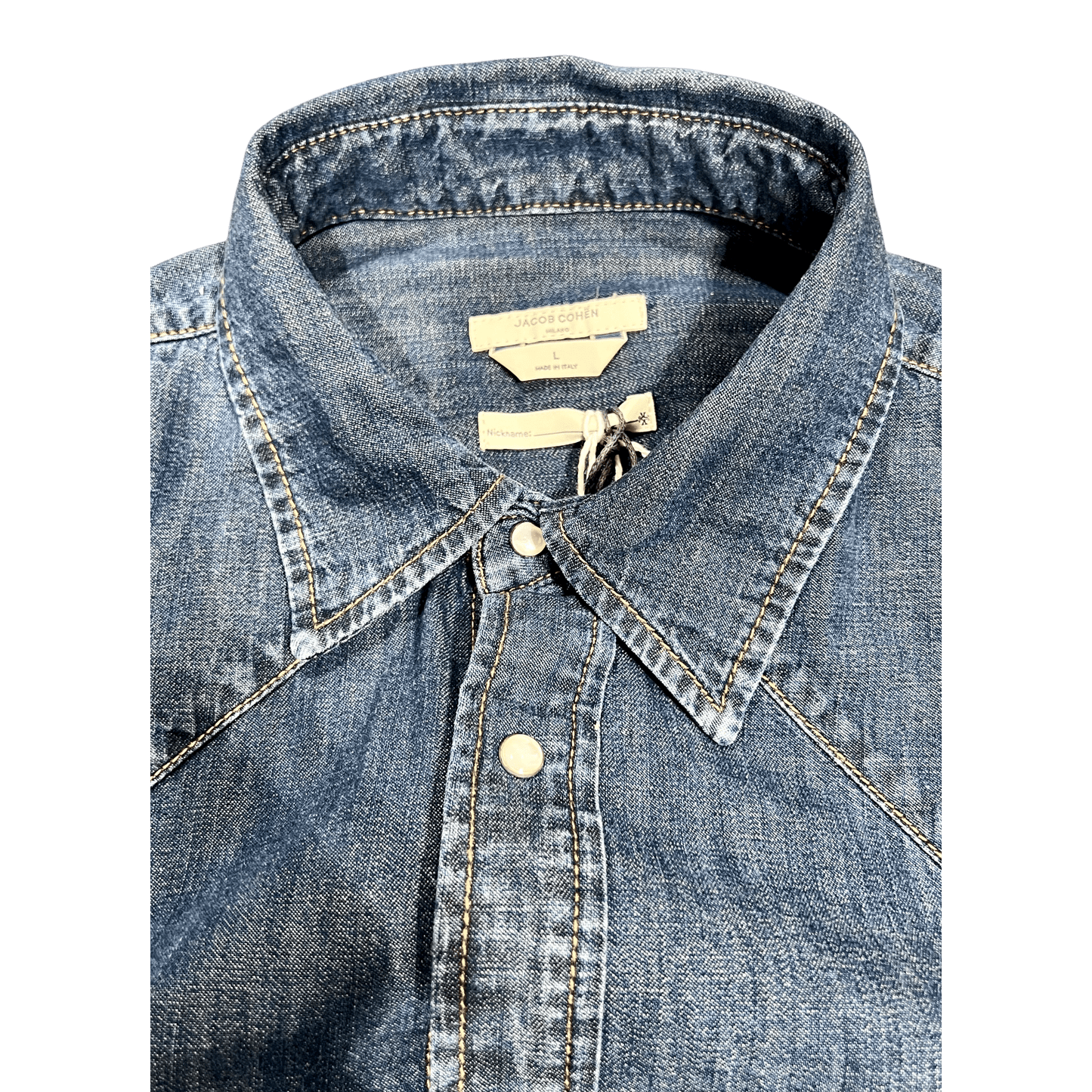 UNIT Hamburg - Jacob Cohën Western Shirt Medium Blueshop - Jacob Cohën