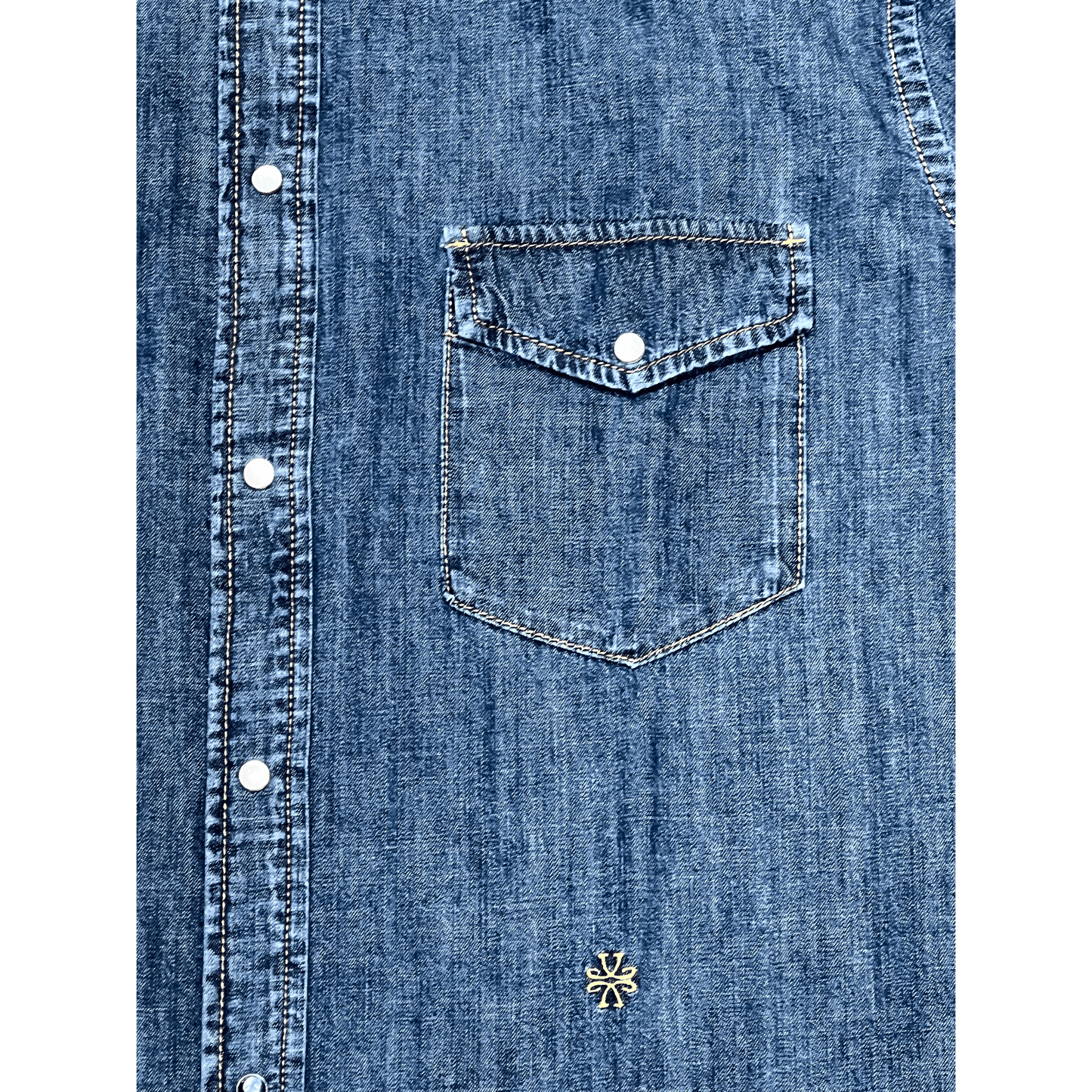 UNIT Hamburg - Jacob Cohën Western Shirt Medium Blueshop - Jacob Cohën